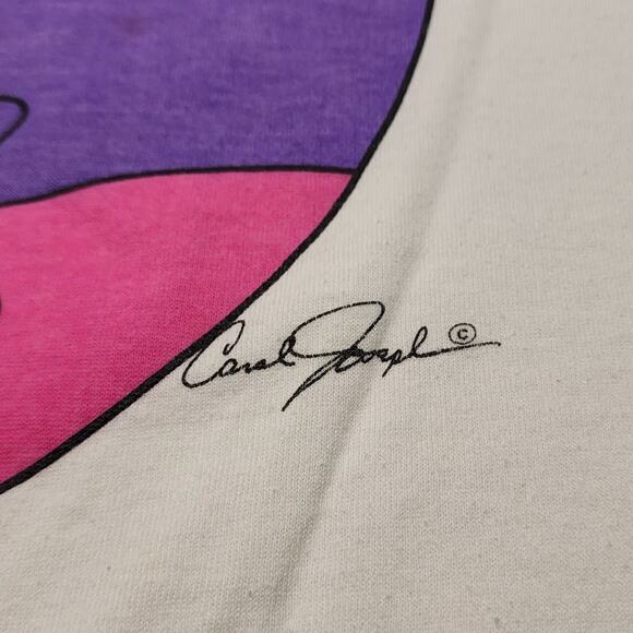 Vintage 80s Carol Joseph Las Vegas Single Stitch T-shirt Large - Picture 6 of 12